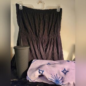 Black Cherry Romper & Tumber & Towel